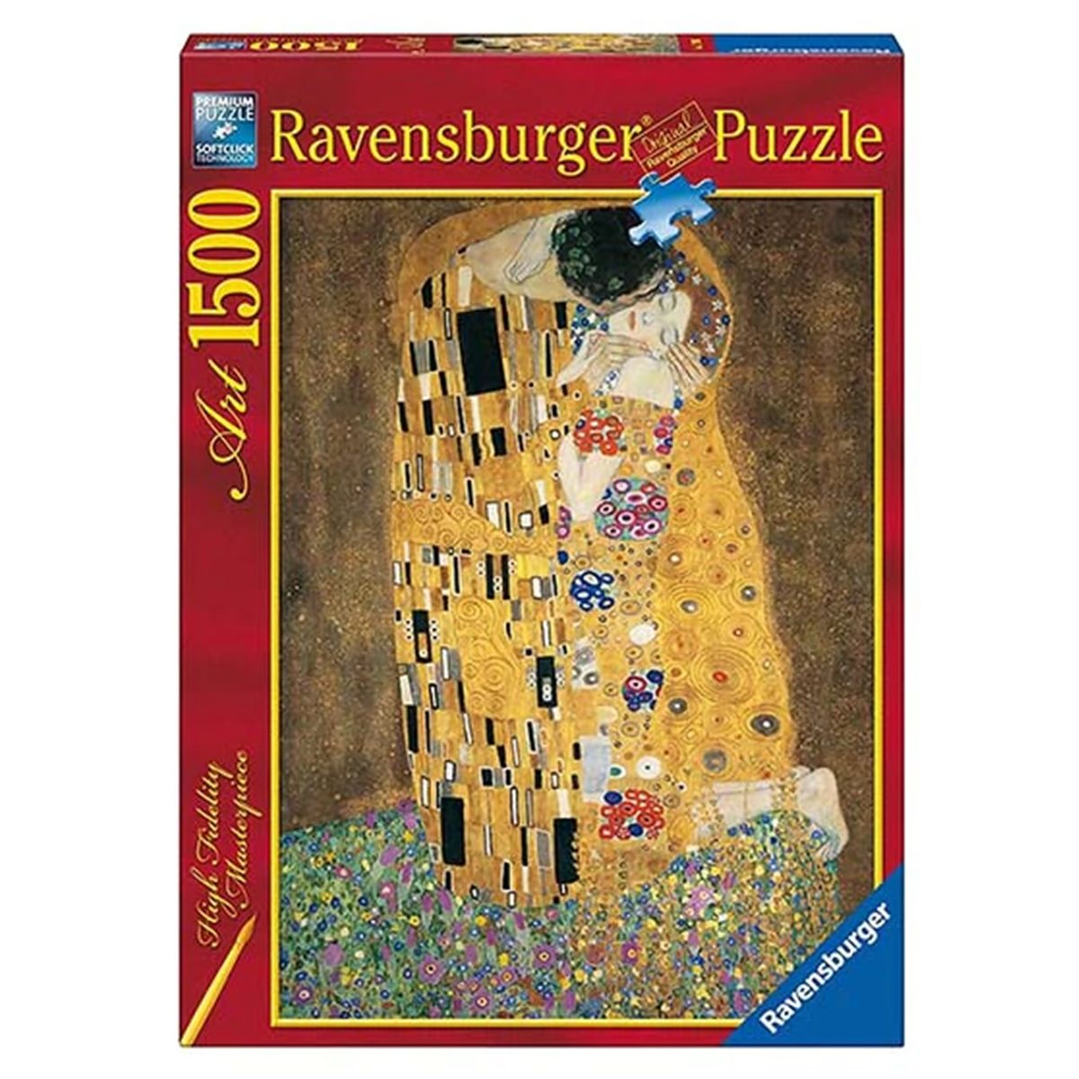 RAVENSBURGER - Ravensburger Puzzle Gustav Klimt: El Beso 1000 Piezas
