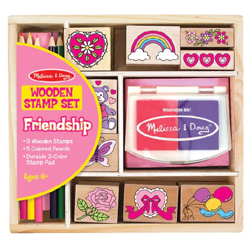 MELISSA & DOUG - Stamps Madera - Amistad Melissa & Doug