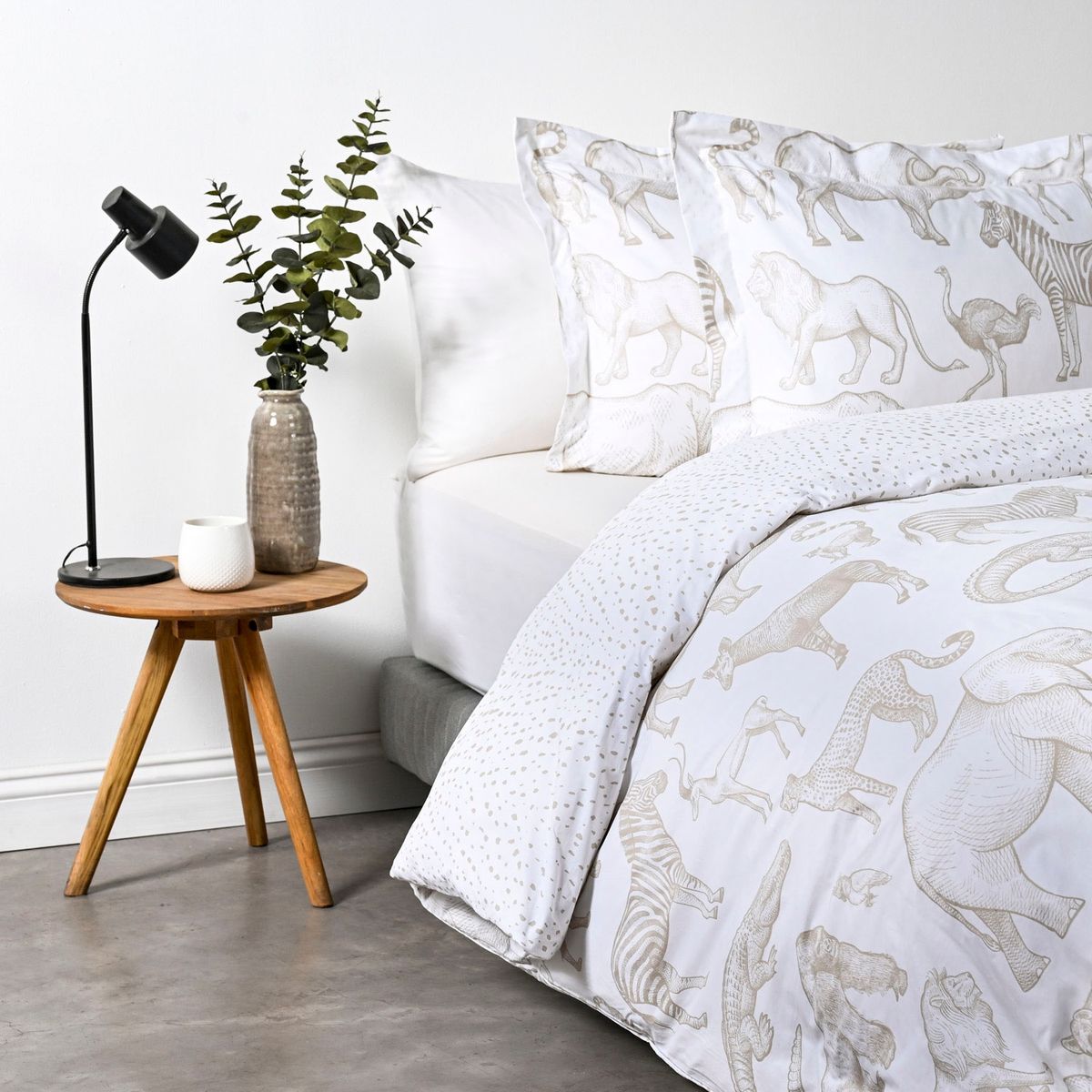 ELEMENTS & CO - Funda de Plumón Estampada 200 Hilos Sabannah Elements & Co