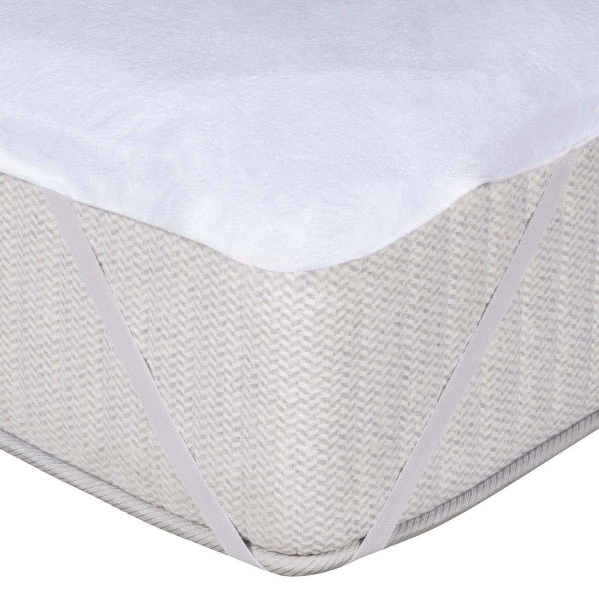 AMERICAN FAMILY - Cubre Colchón Microfibra Liso American Family