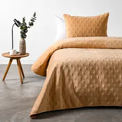 ELEMENTS & CO - Quilt Diamond Latte