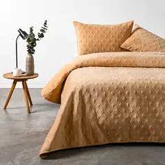 ELEMENTS & CO - Quilt Diamond Latte