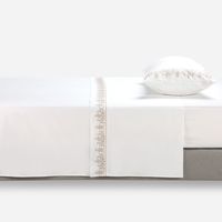 Juego de Sábanas 220 Hilos Bordada Floral