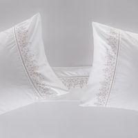 Juego de Sábanas 220 Hilos Bordada Floral