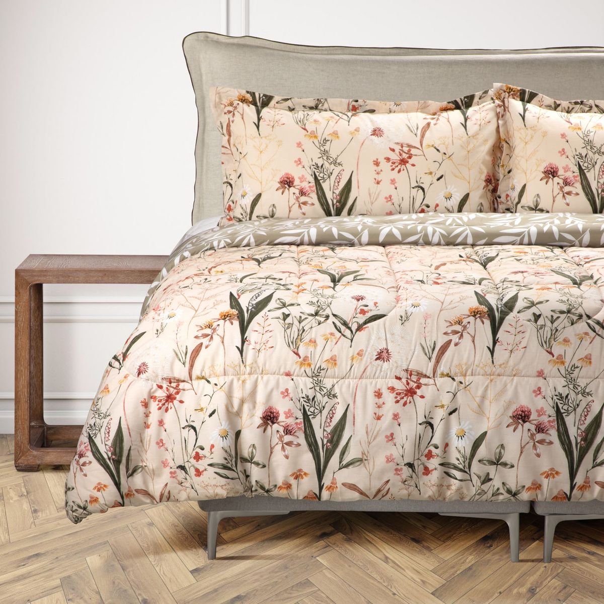 ROSEN - Plumón Timeless Stitch Geranio Rosen