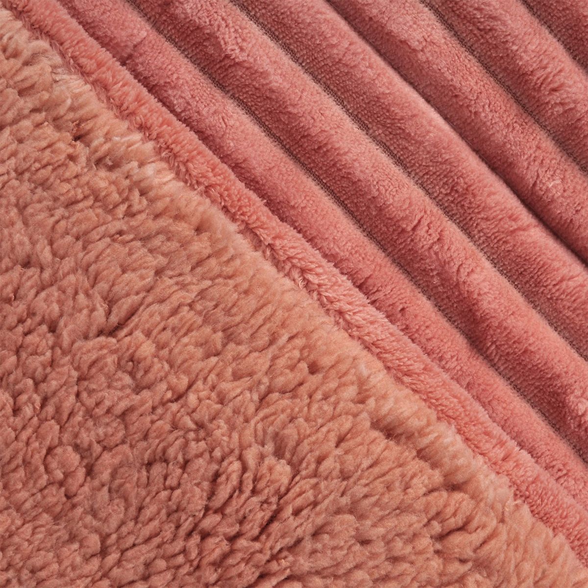 MASHINI - Plumón Corduroy Coral Sherpa