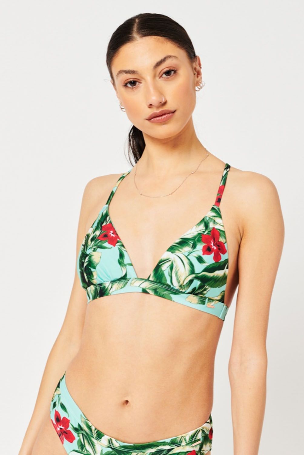 SUPERDRY - Superdry Top De Bikini Triangular Con Logotipo Vintage Logo Y Espalda En Forma De «T» Mujer