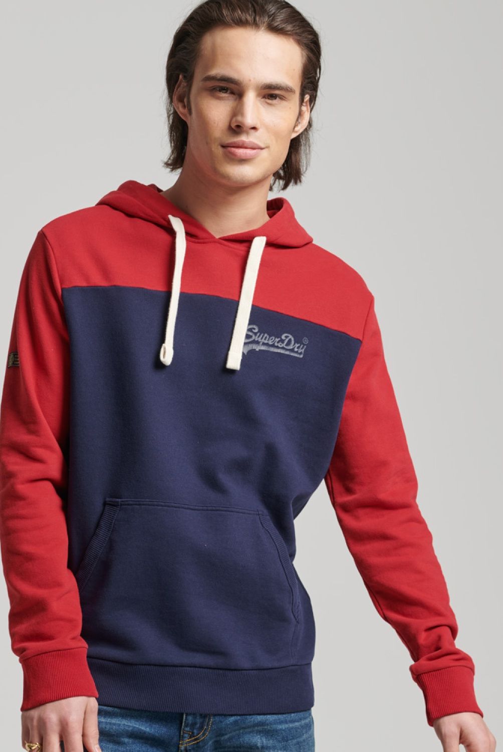 SUPERDRY - Superdry Polerón Con Capucha Y Logotipo Vintage Logo College Hombre