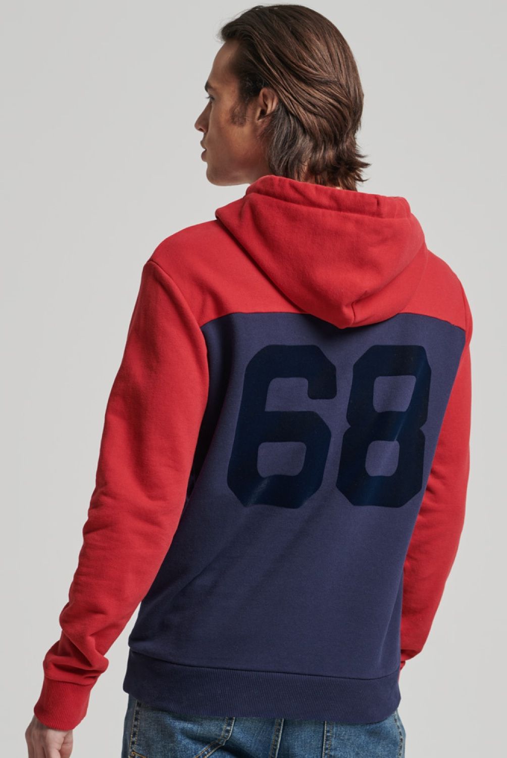 SUPERDRY - Superdry Polerón Con Capucha Y Logotipo Vintage Logo College Hombre