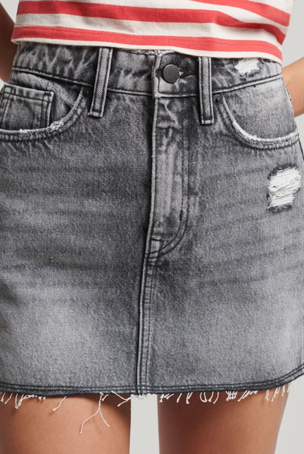 SUPERDRY - Superdry Minifalda Vaquera Retro Mujer