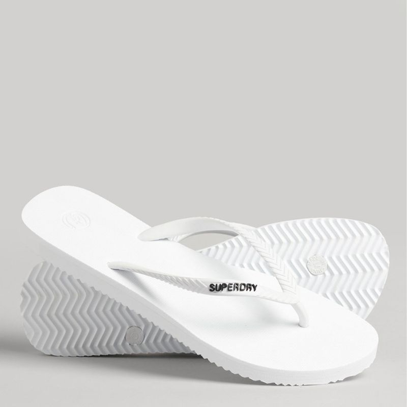 SUPERDRY - Hawaiana Mujer Blanca Superdry