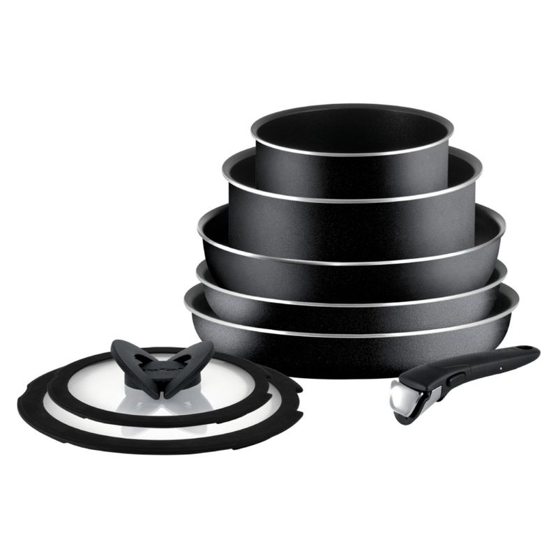 TEFAL - Tefal Batería De Cocina Antiadherente Essential Ingenio 8 Piezas