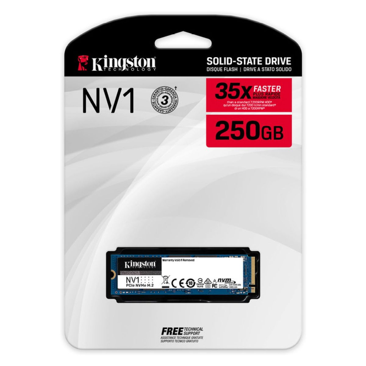 KINGSTON - Ssd 250G Nv1 M2 Nvme