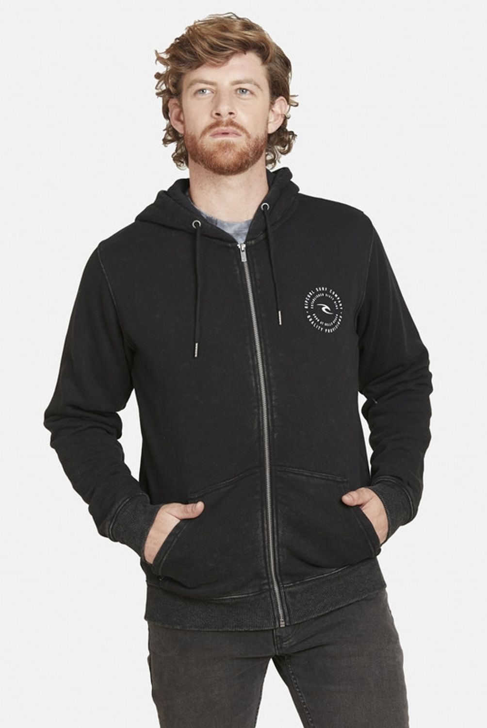 RIP CURL - Poleron Fullzipper 6O473 Negro