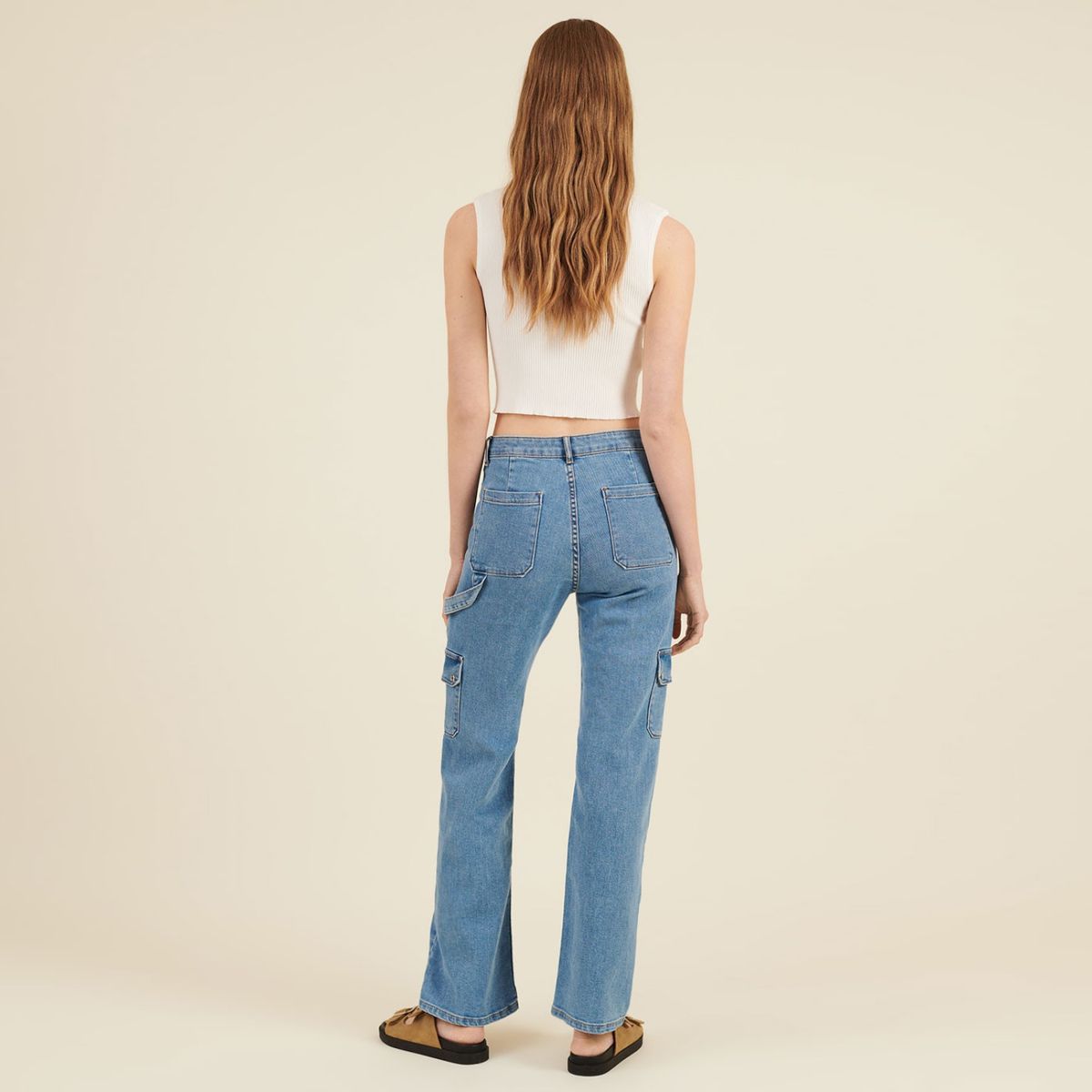 BROWNIE - Brownie Jeans Cargo Mujer