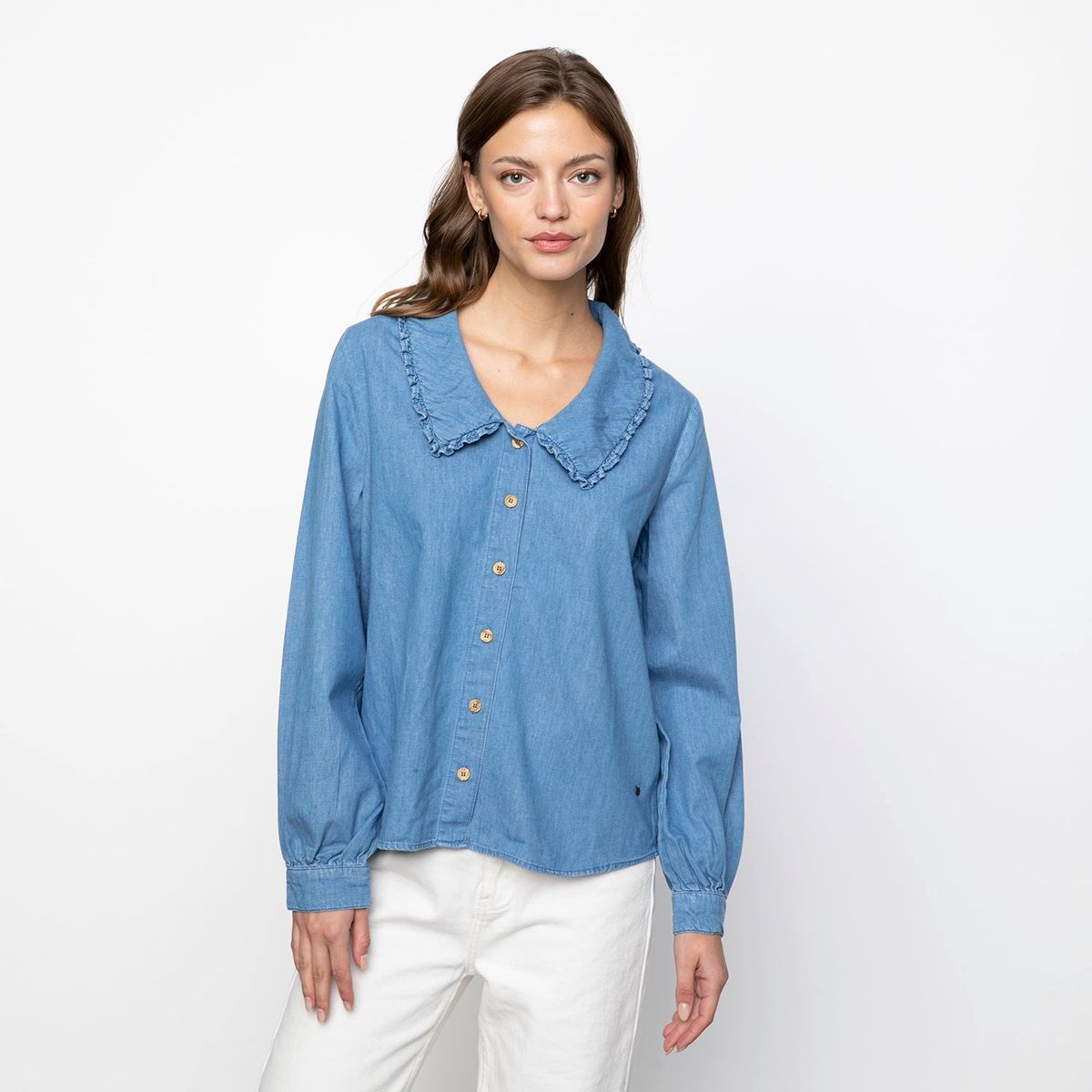 BROWNIE - Blusa Cuello Bobo Mujer Brownie