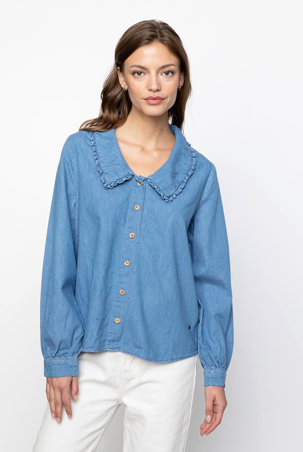 BROWNIE - Blusa Cuello Bobo Mujer Brownie