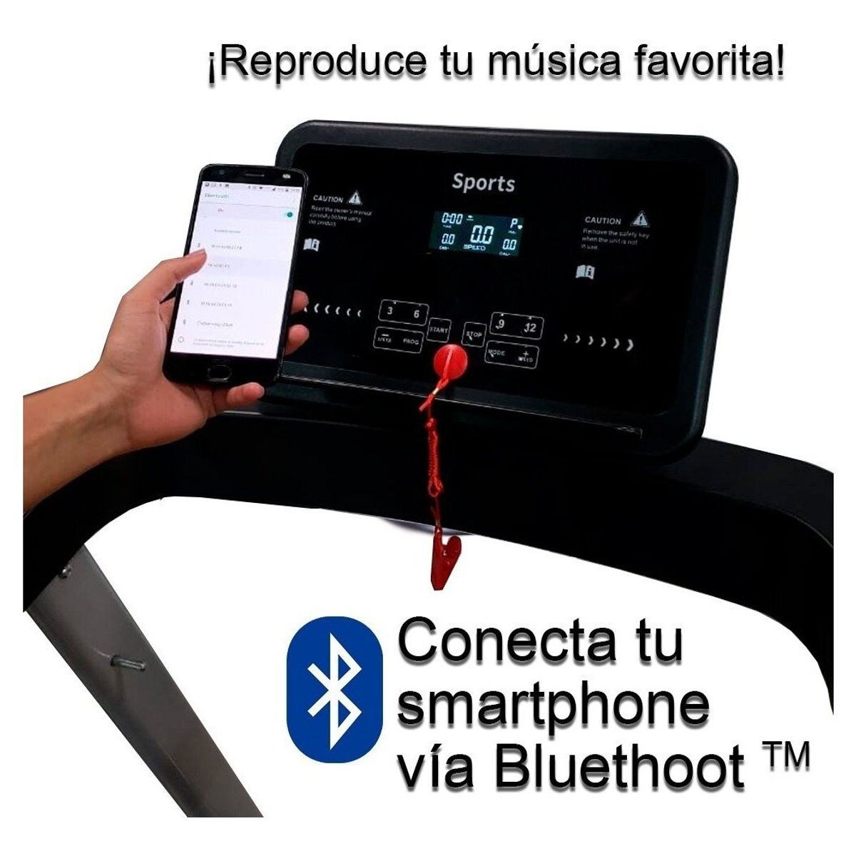 CENTURFIT - Trotadora Caminadora 13 km/h Plegable Electrica