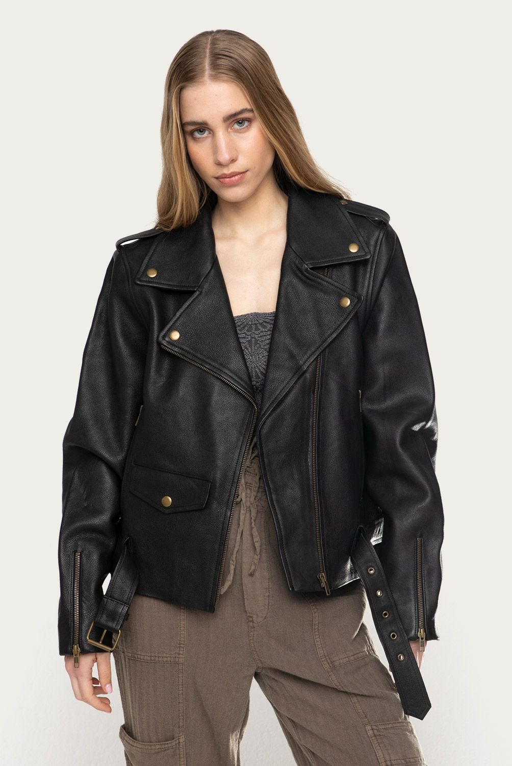 TIGERLILY - Tigerlily Chaqueta Cuero Mujer