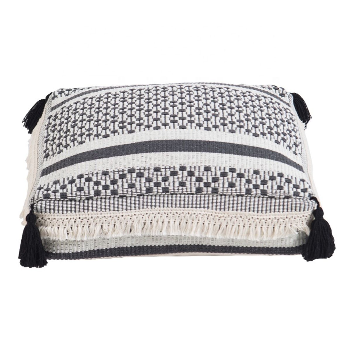 RELAN - Pouf Cubo Bajo Flecos / Pouf Relan