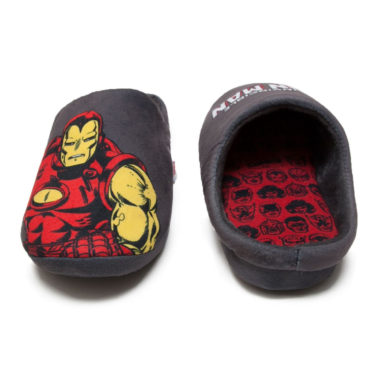 MARVEL - Pantufla Hombre Iron Man Gris Marvel