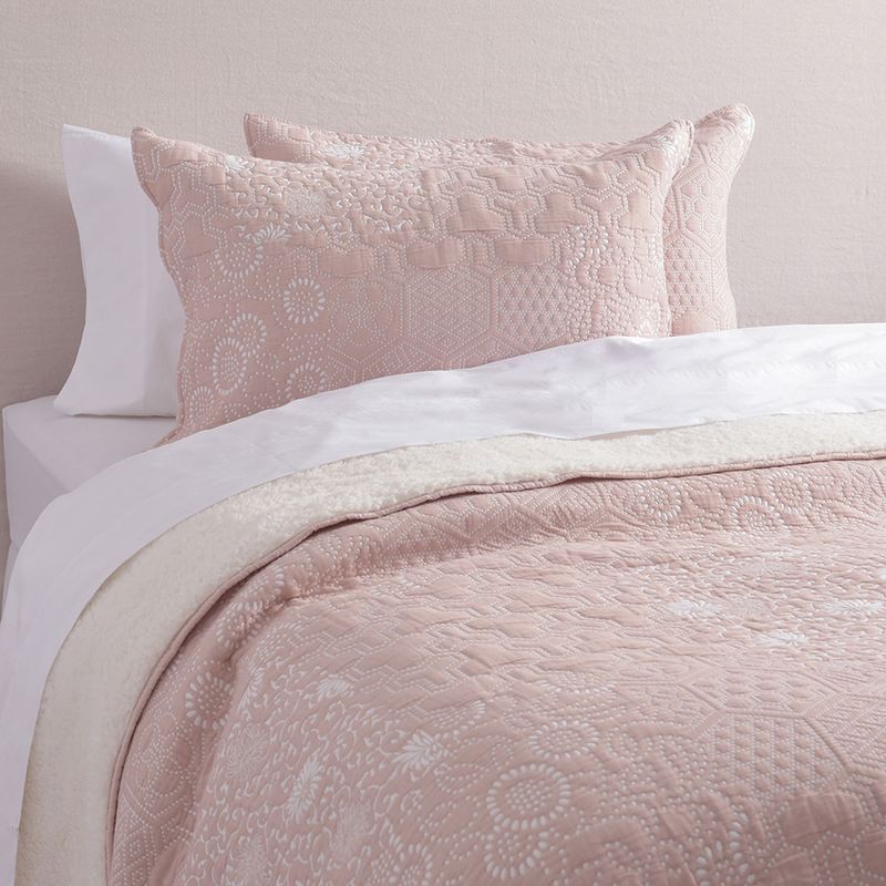 FABRICS - Cubrecama Quilt Jacquard Sherpa Tokio