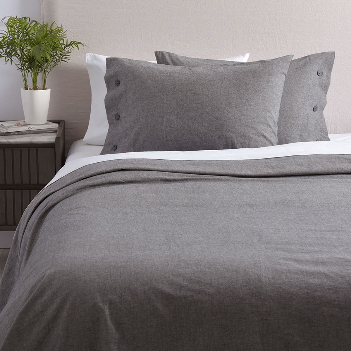 FABRICS - Funda de Plumón Algodón Chambray Fabrics