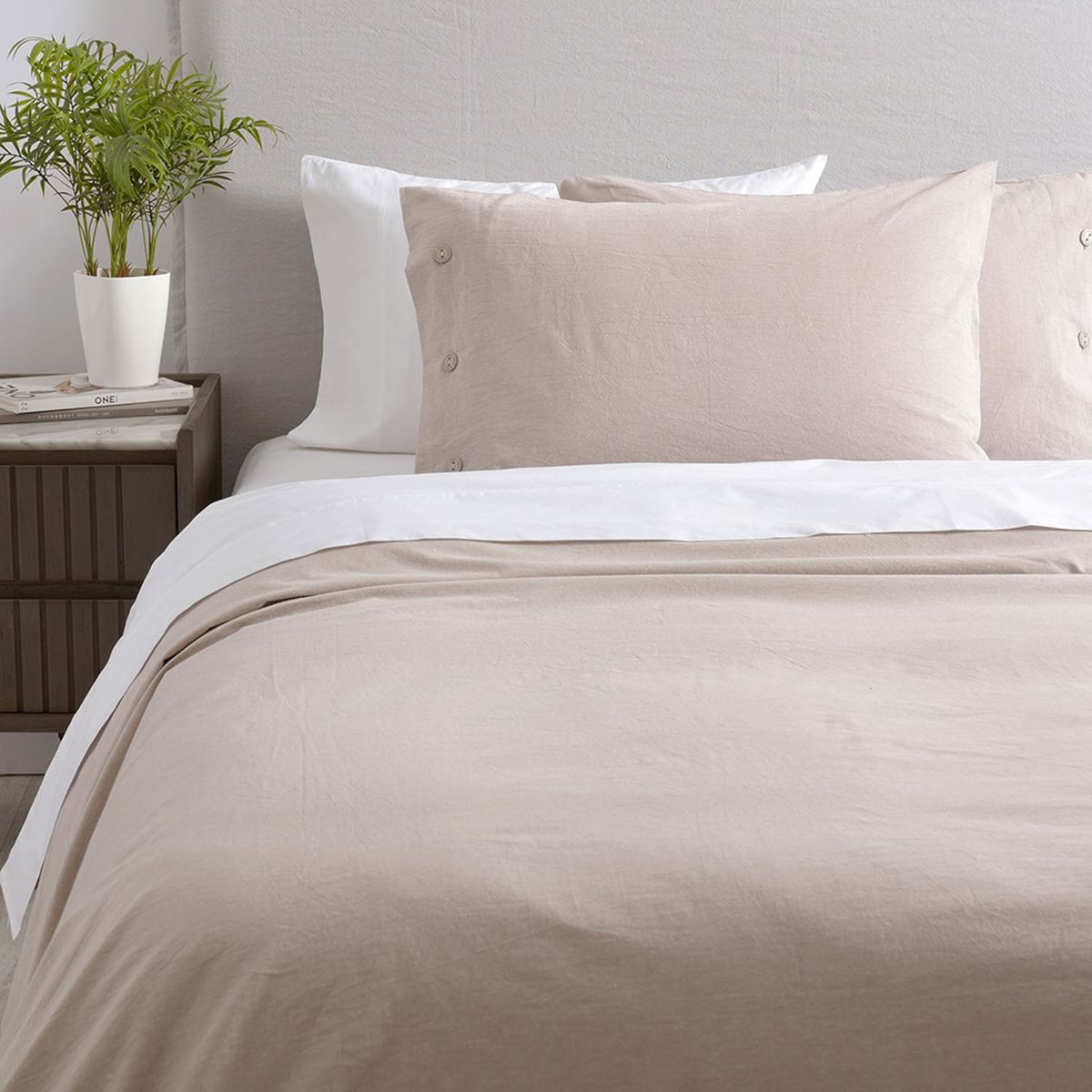 FABRICS - Funda de Plumón Algodón Chambray Fabrics