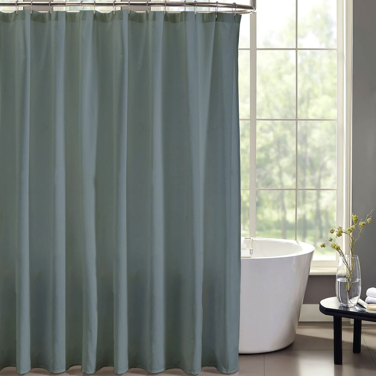 FABRICS - Cortina Baño Lino 180x190 Cm Fabrics