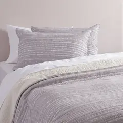 FABRICS - Cubrecama Quilt Jacquard Sherpa Earth