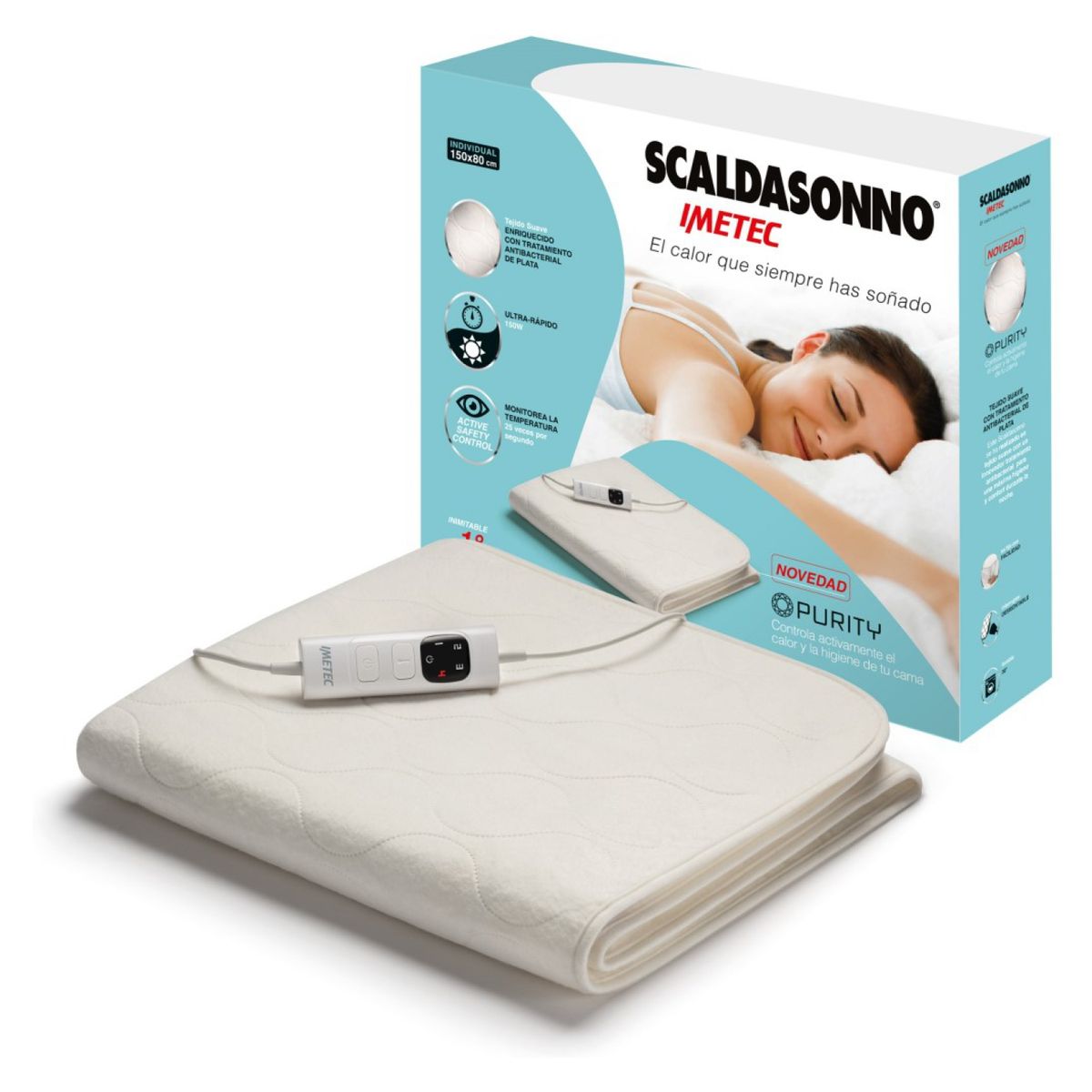 SCALDASONNO - Calientacama 1 Plaza Purity Ind Scaldasonno