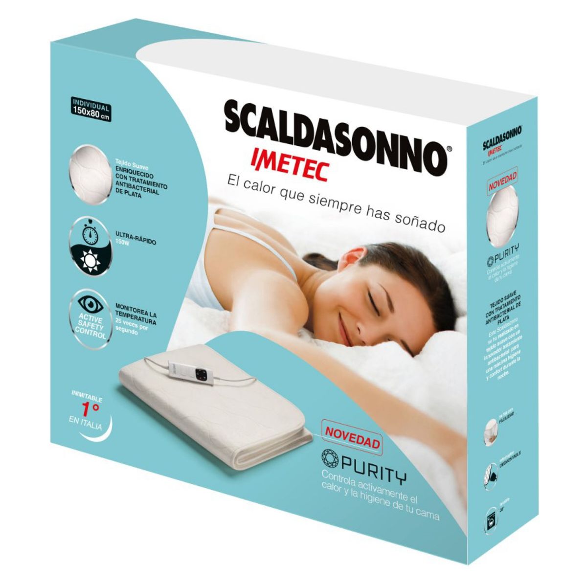 SCALDASONNO - Calientacama 1 Plaza Purity Ind Scaldasonno