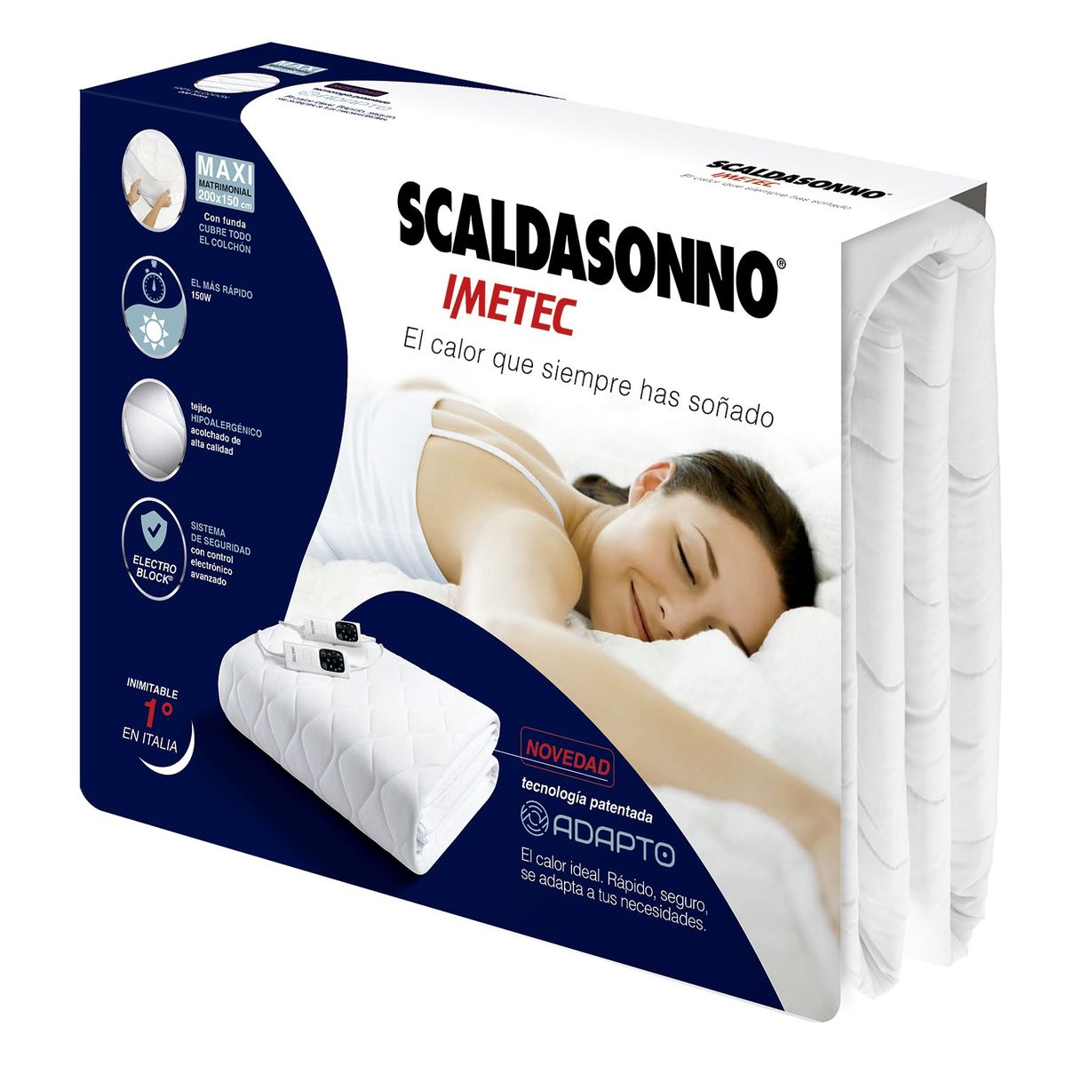 SCALDASONNO - Calientacama 2 Plazas Adapto Matr Scaldasonno