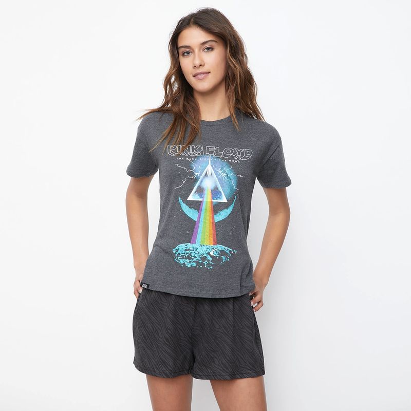 PINK FLOYD - Pink Floyd Pijama Mujer Manga Corta