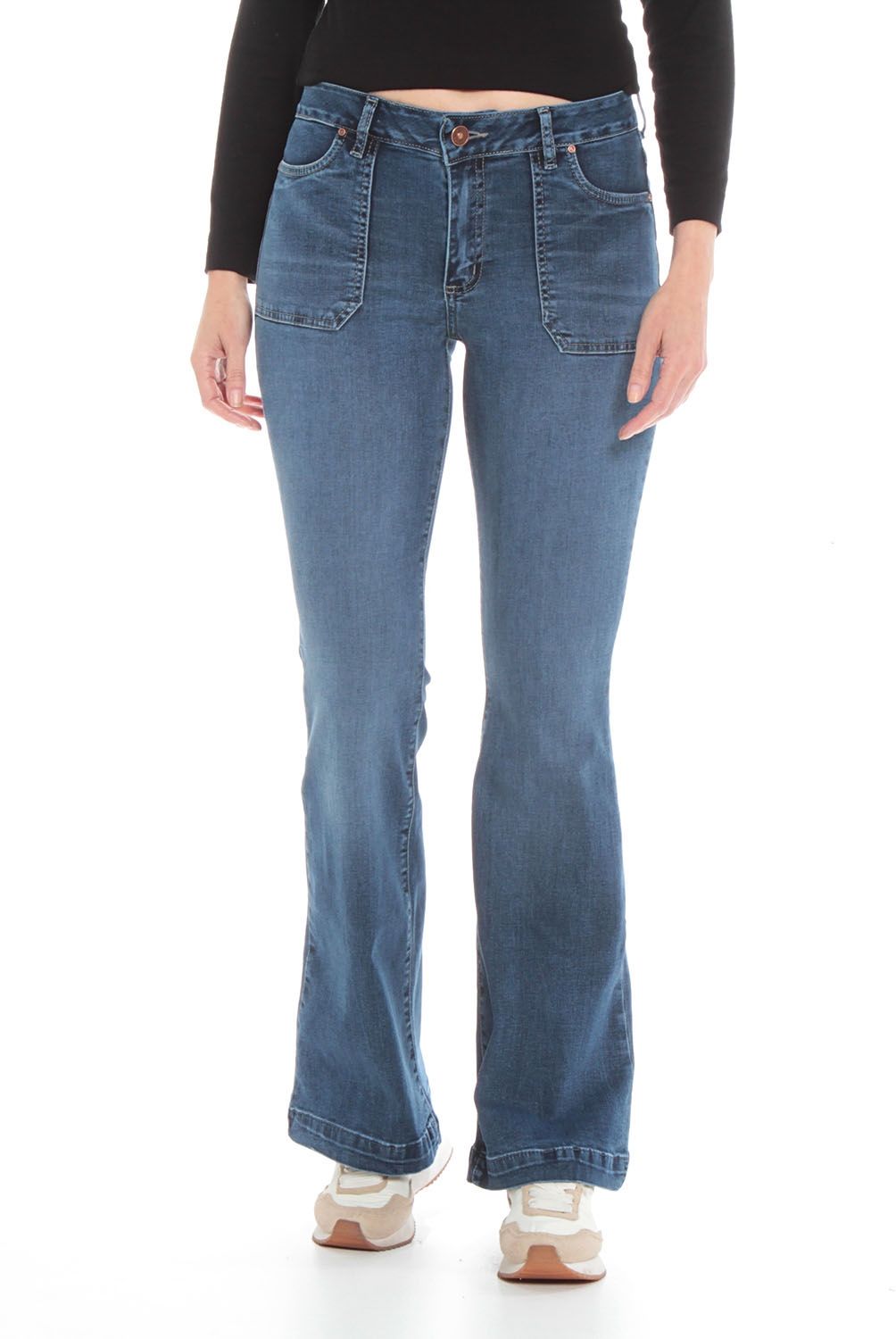 WADOS - Wados Jeans Flare Tiro Alto Mujer