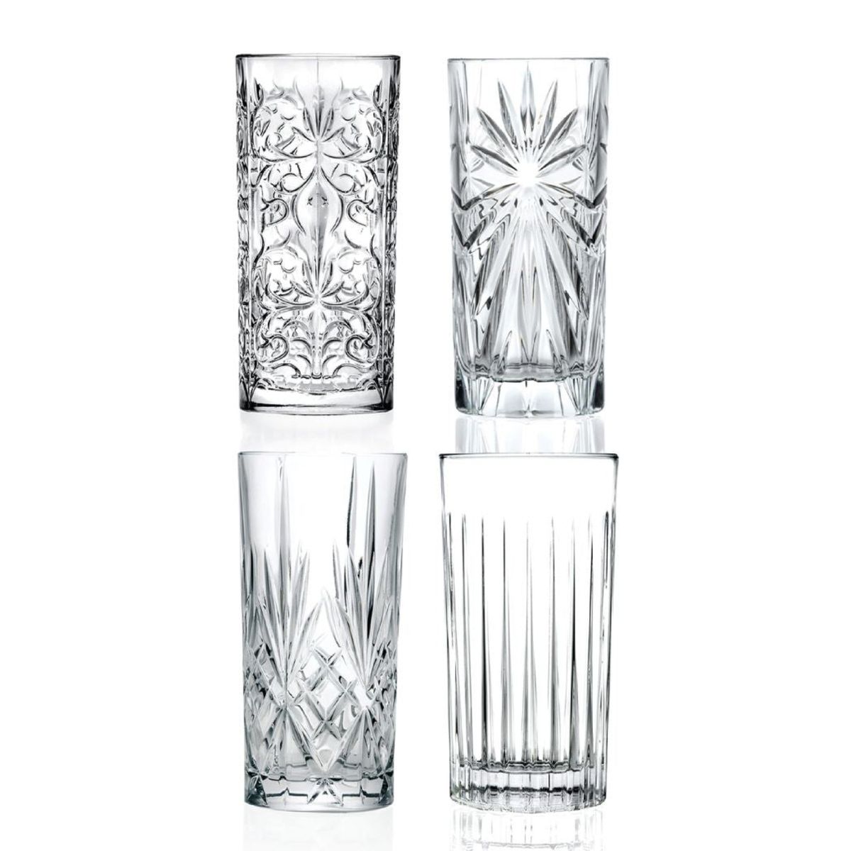 RCR - Set 4 Vasos Longdrink Mixology RCR