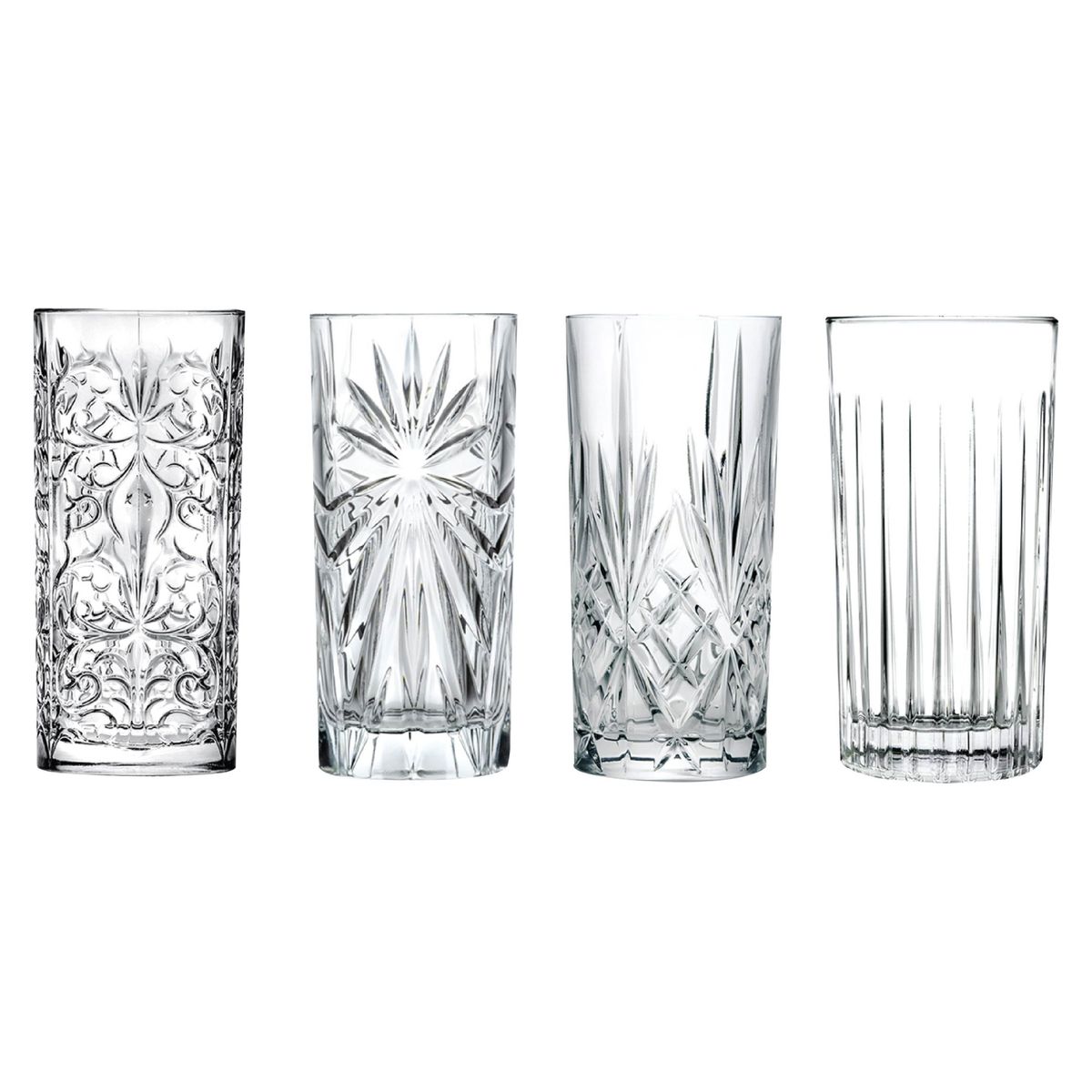 RCR - Set 4 Vasos Longdrink Mixology RCR