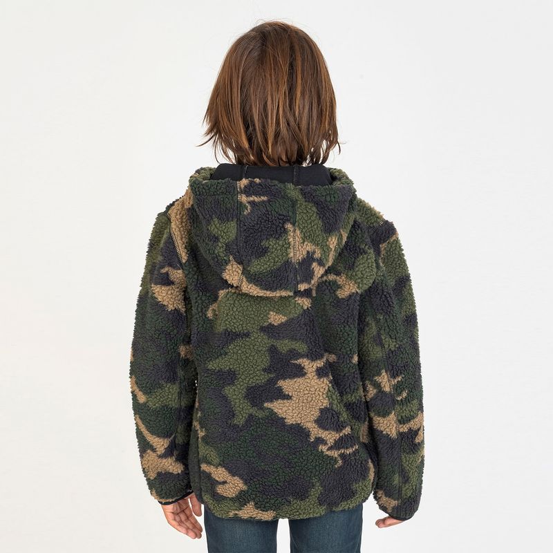 POLEMIC - Poleron Sherpa Camuflado Niño