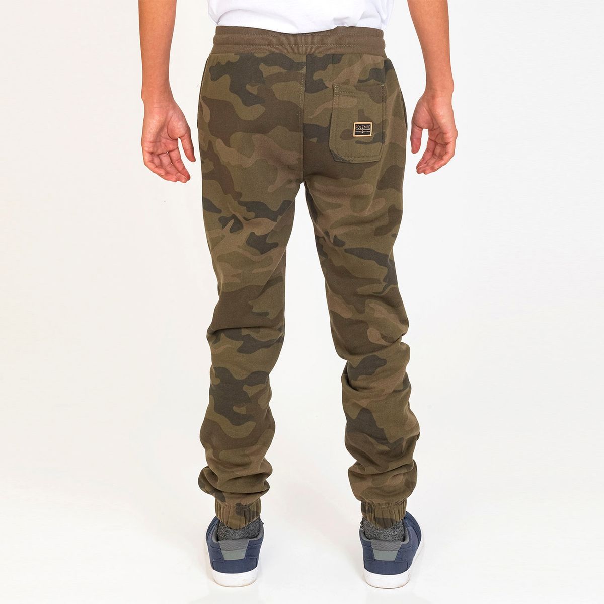 POLEMIC - Polemic Pantalón Buzo Camuflado Algodón Afranelado Tiro Medio Niño