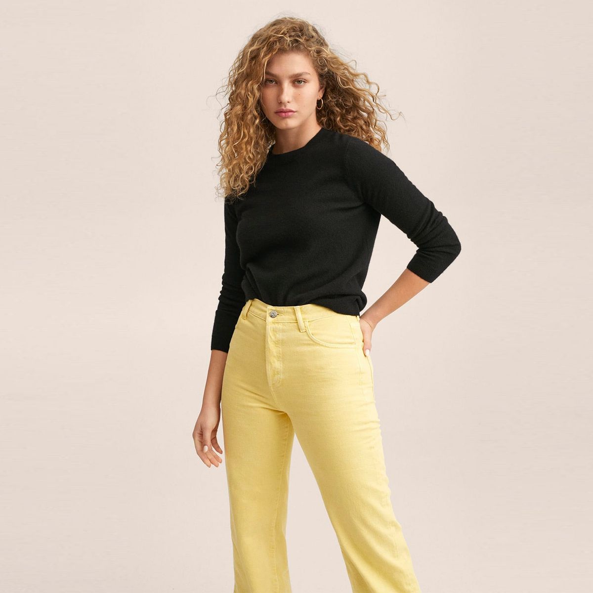 MANGO - Jeans Straight Kaia  Mujer Mango