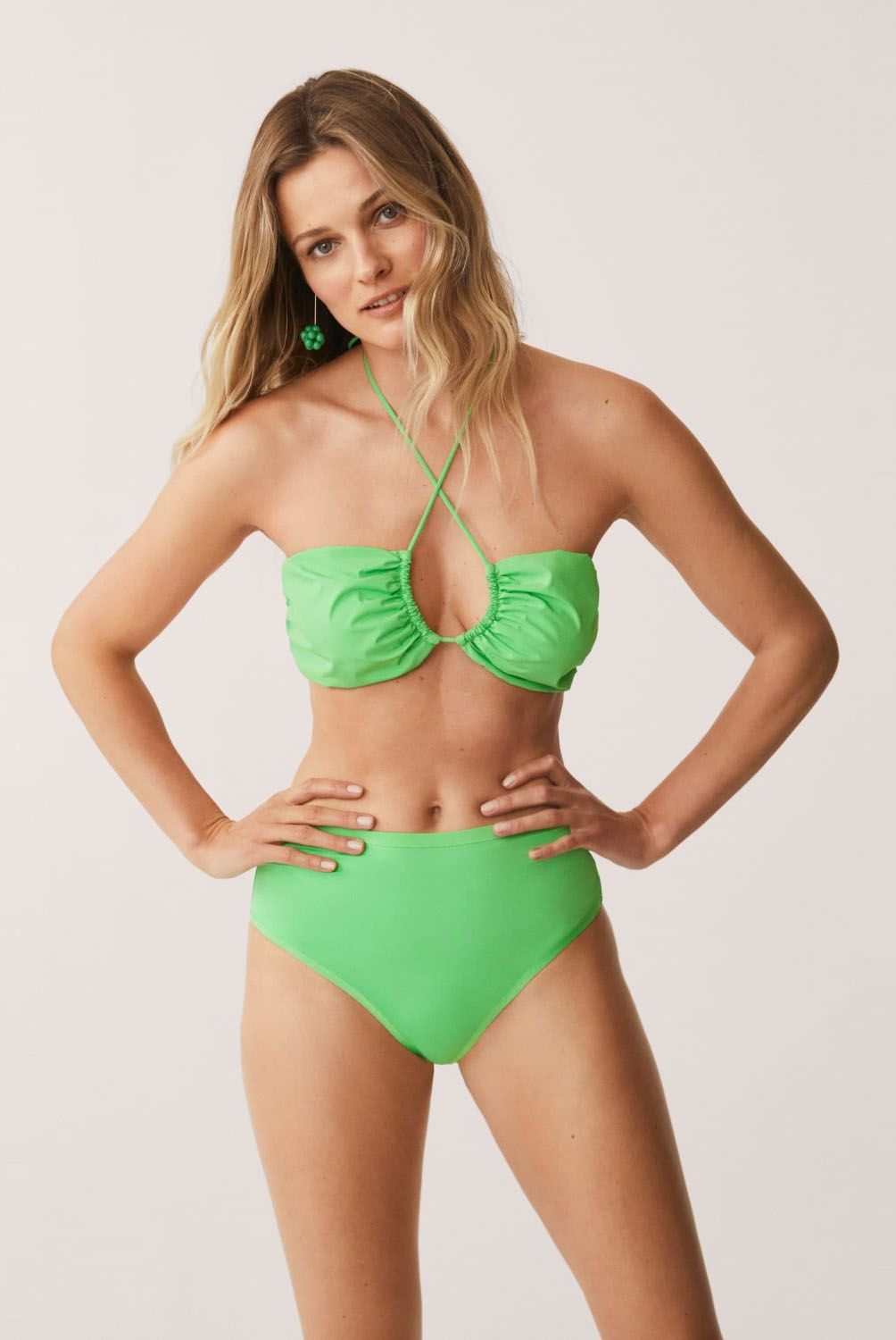 MANGO - Mango Bikini Bottom Tiro Alto Verne Mujer
