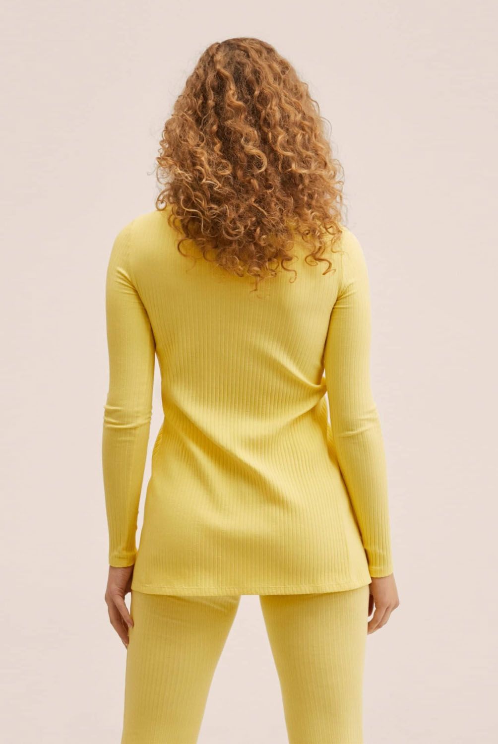 MANGO - Polera Punto Canalé Miri Mujer Mango