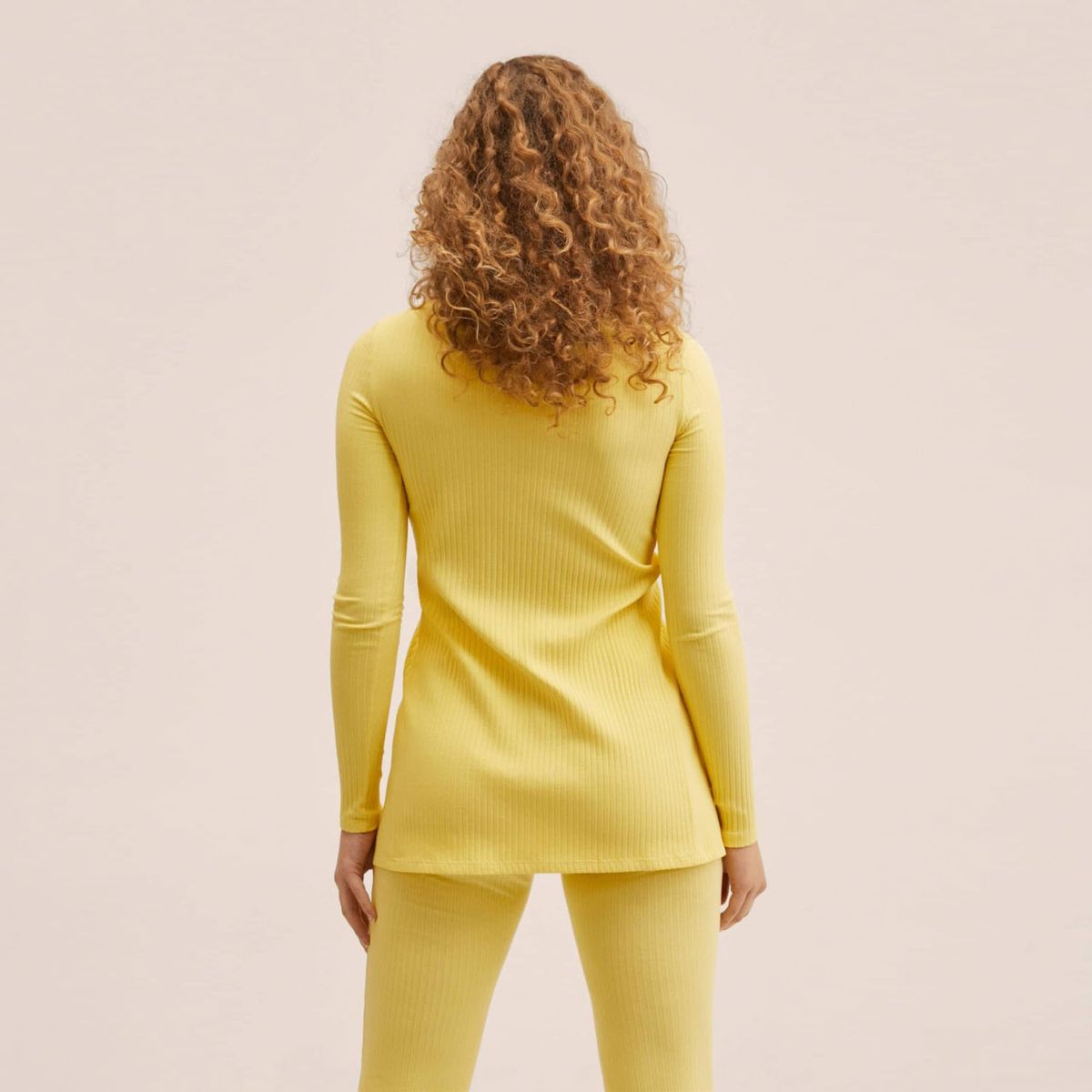 MANGO - Polera Punto Canalé Miri Mujer Mango