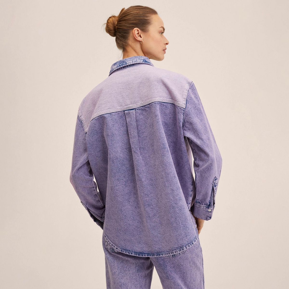 MANGO - Mango Sobrecamisa Denim Oversize Tivoli Mujer