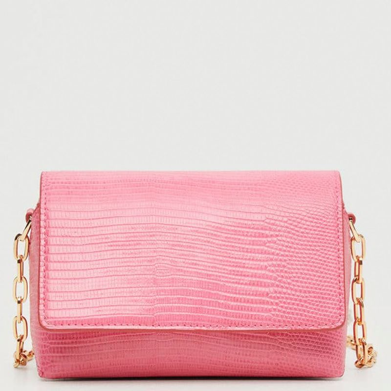 MANGO - Mango Cartera Bandolera con Cadena Val