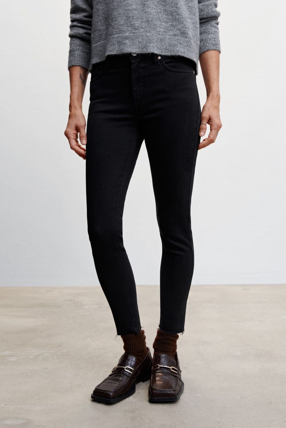 MANGO - Jeans Skinny Isa Tiro Medio Mujer Mango