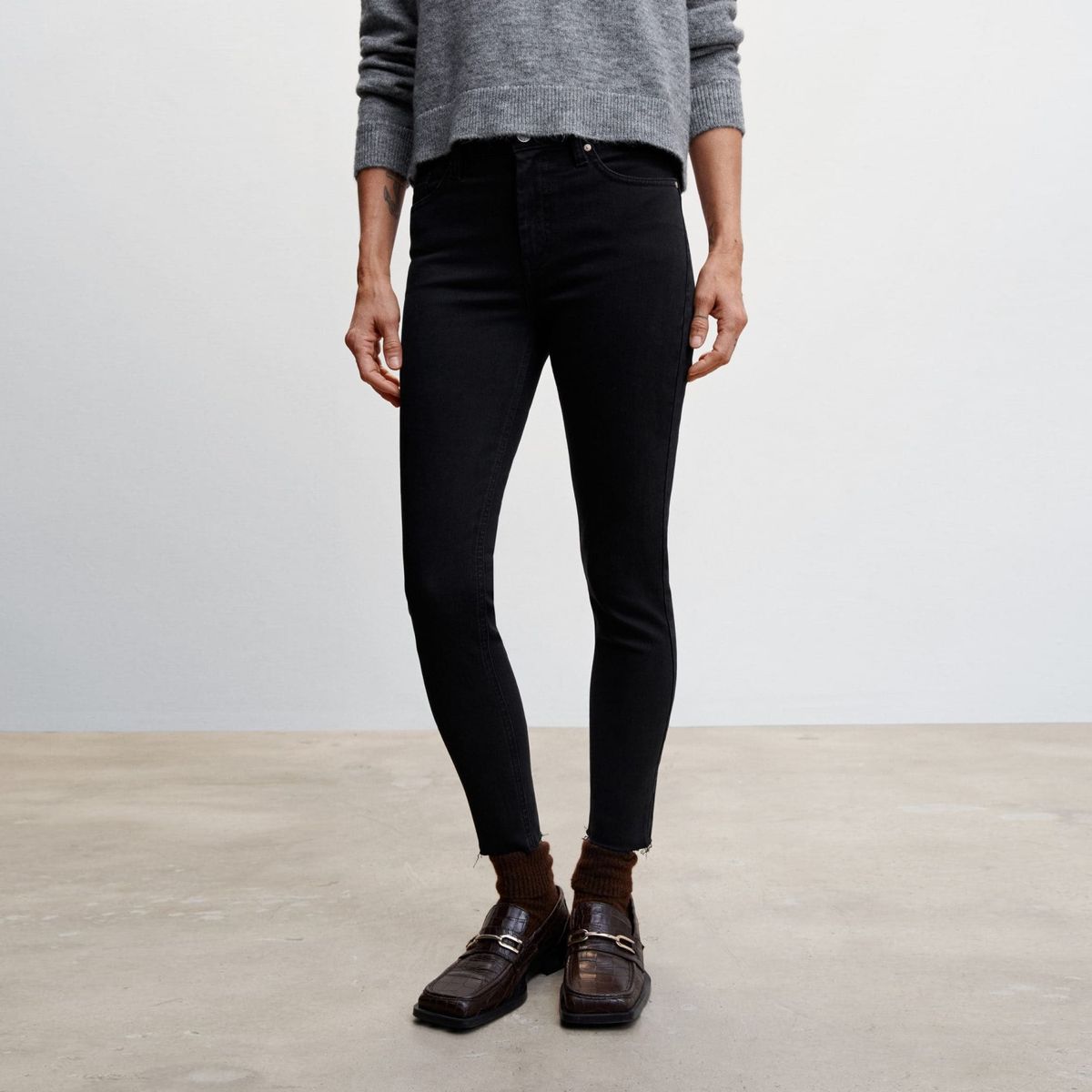 MANGO - Jeans Skinny Isa Tiro Medio Mujer Mango