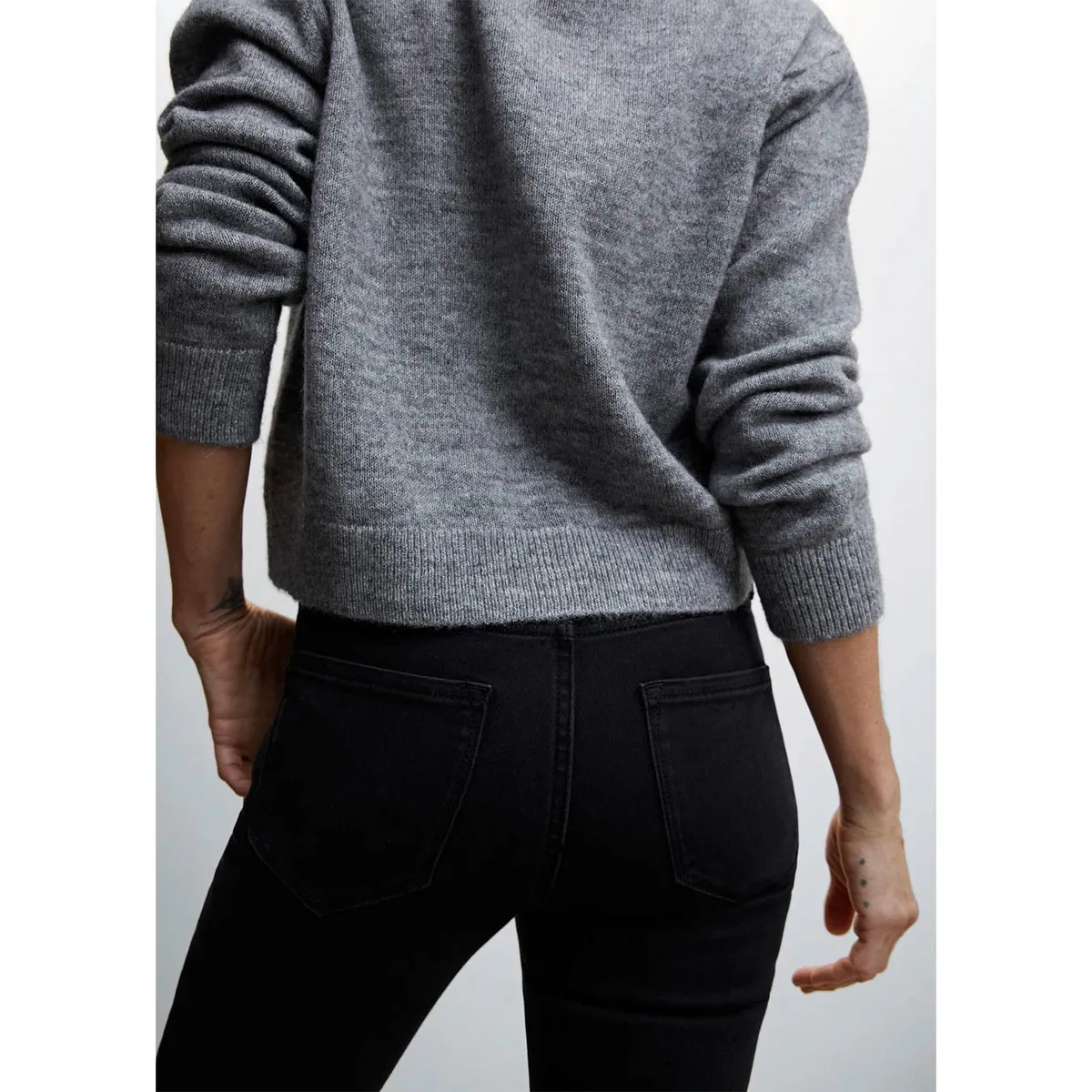 MANGO - Jeans Skinny Isa Tiro Medio Mujer Mango