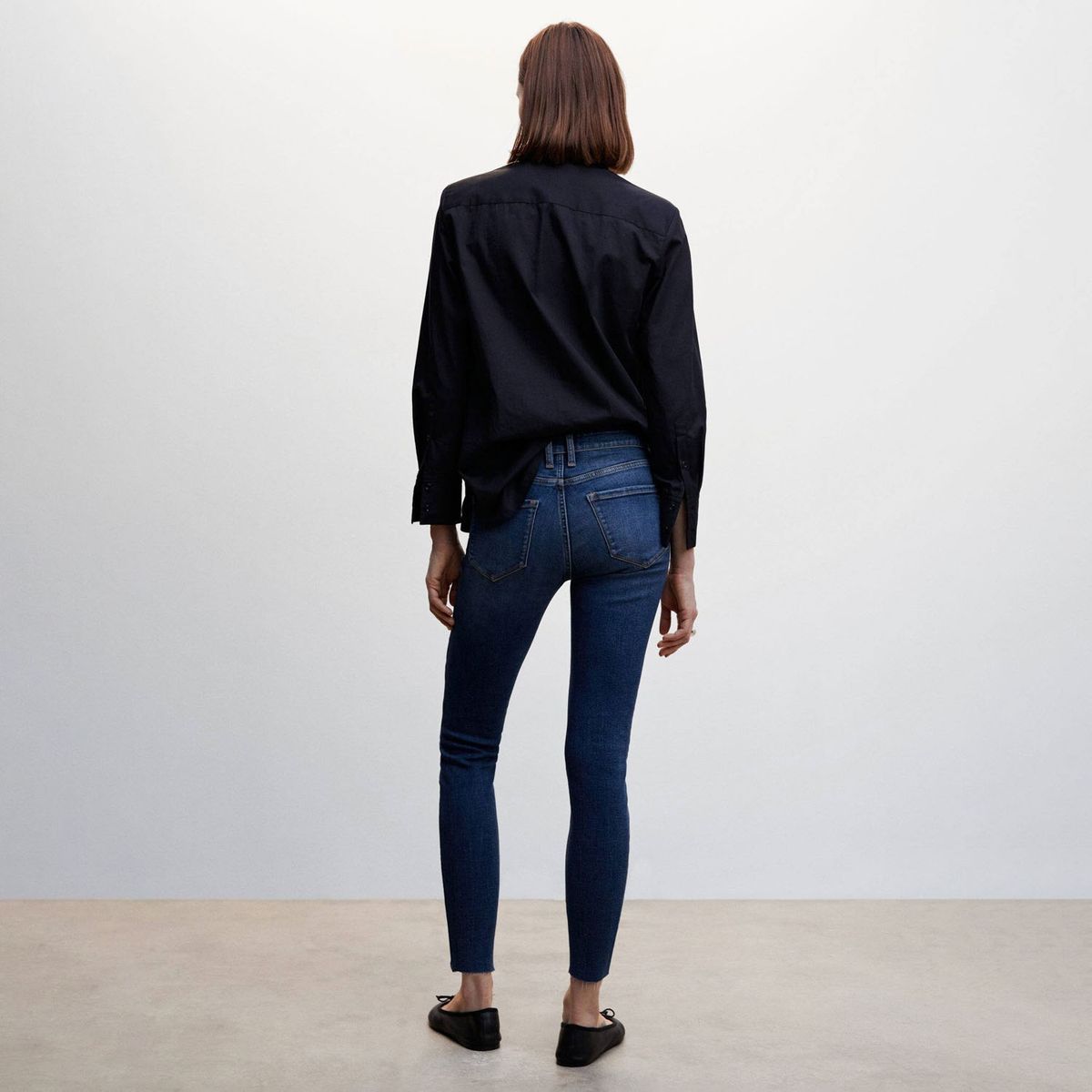 MANGO - Jeans Skinny Isa Tiro Medio Mujer Mango