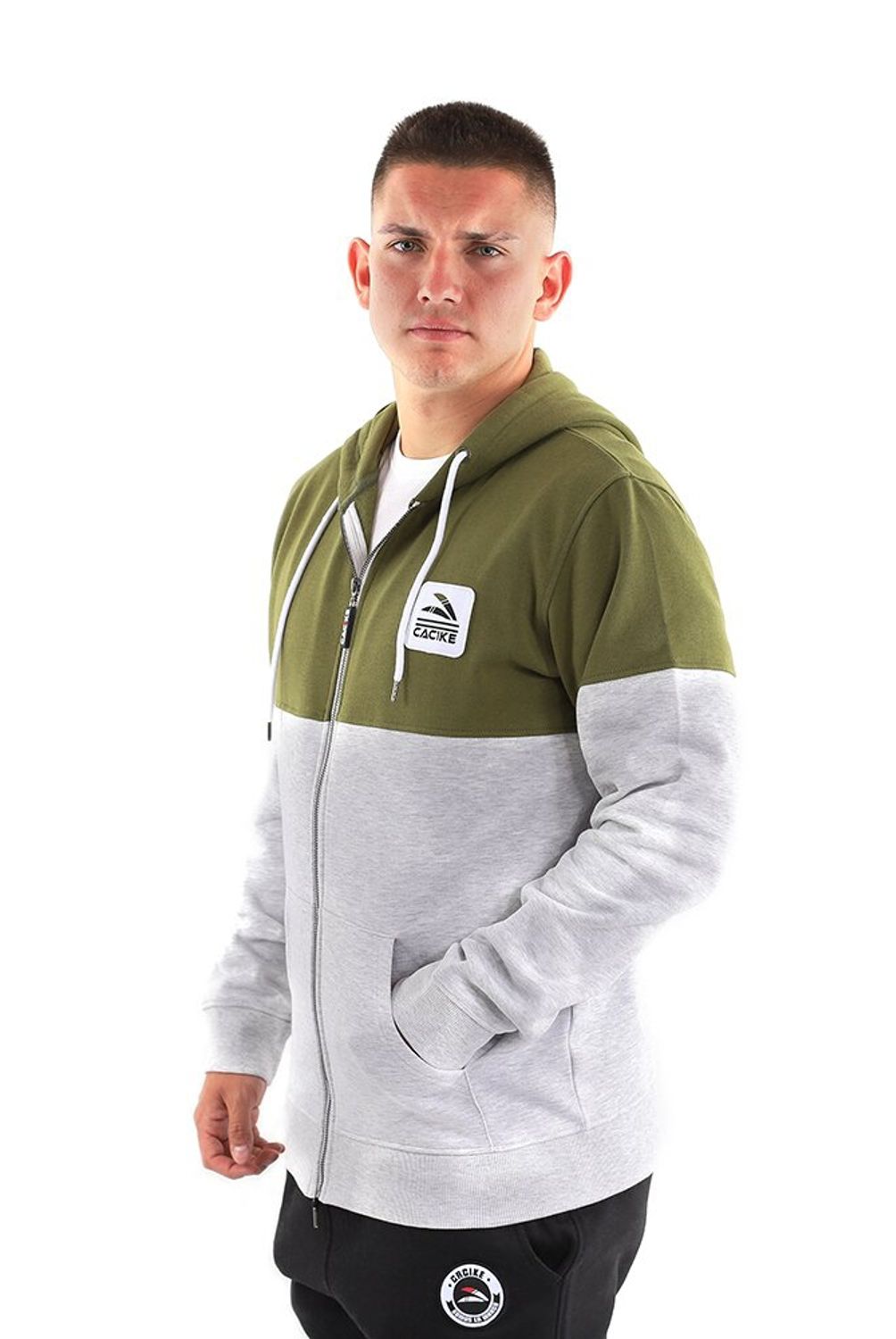 CACIQUE - Poleron Full Zipper con Capucha Hombre Cac1Ke